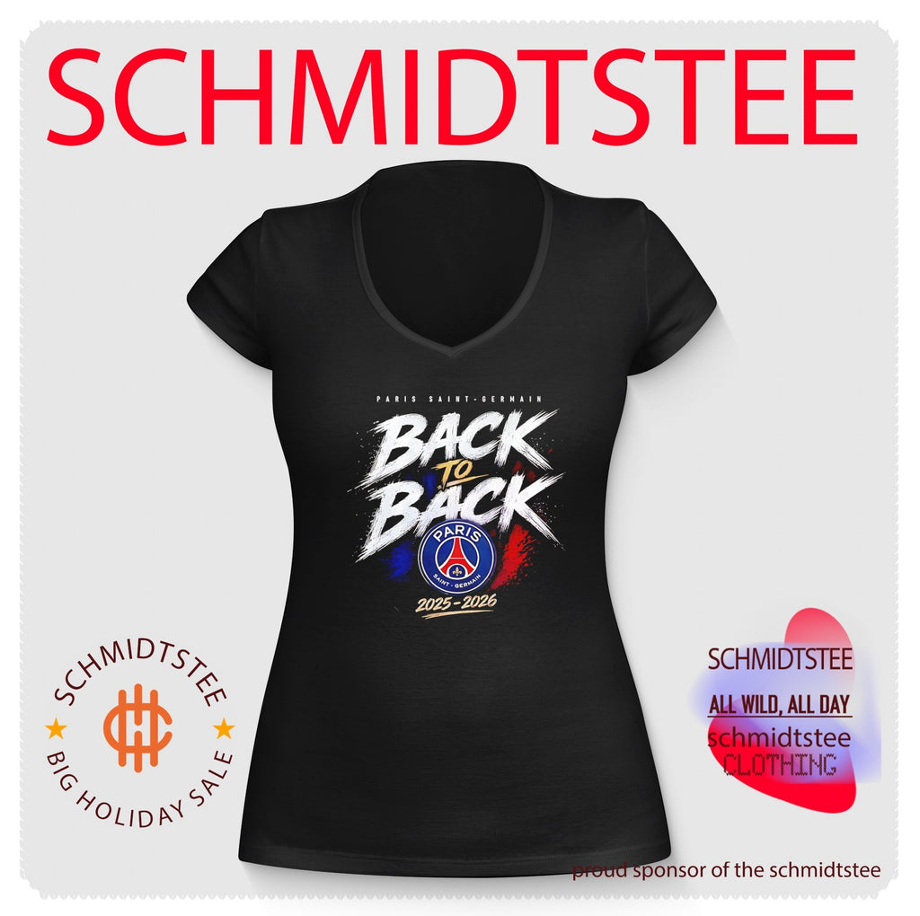 Paris Saint-Germain back to back 2025 2026 logo shirt
