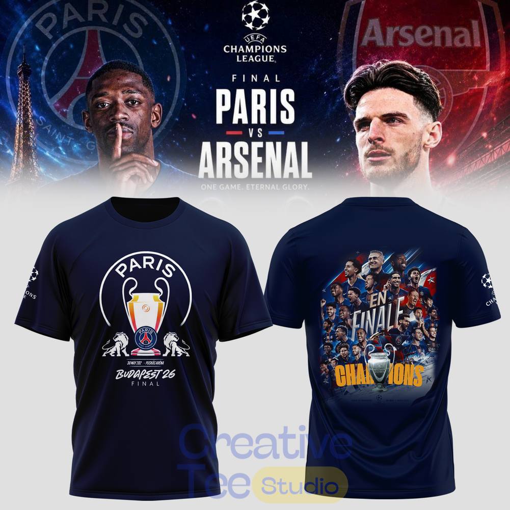 Paris Saint-Germain 2026 UCL Final Budapest Tee