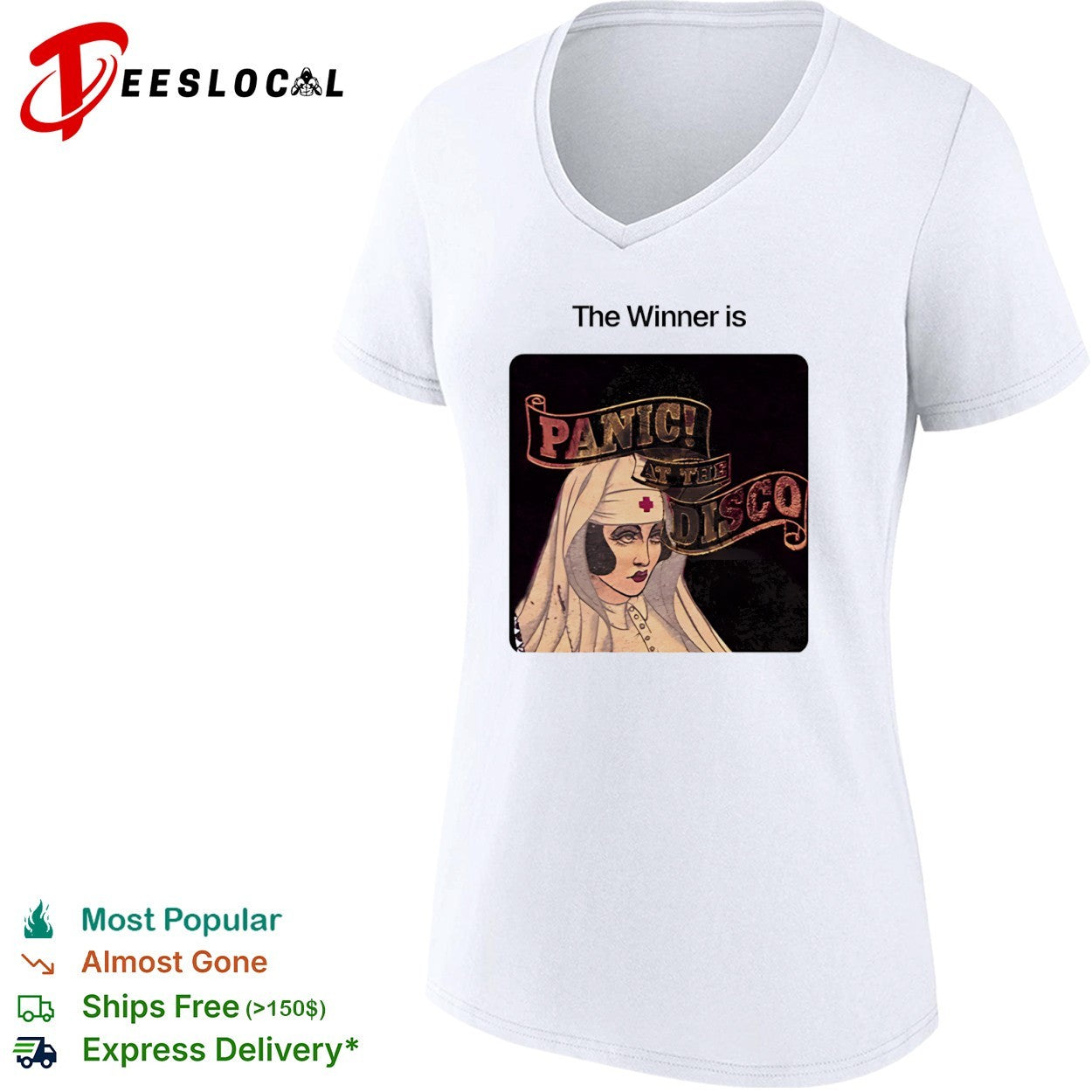 PatD Nurse The Winner is Band Logo Music shirt