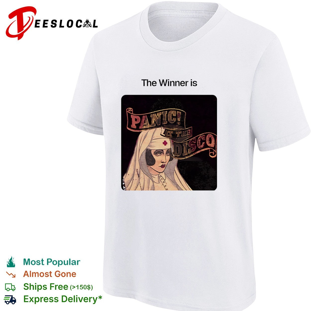 PatD Nurse The Winner is Band Logo Music shirt