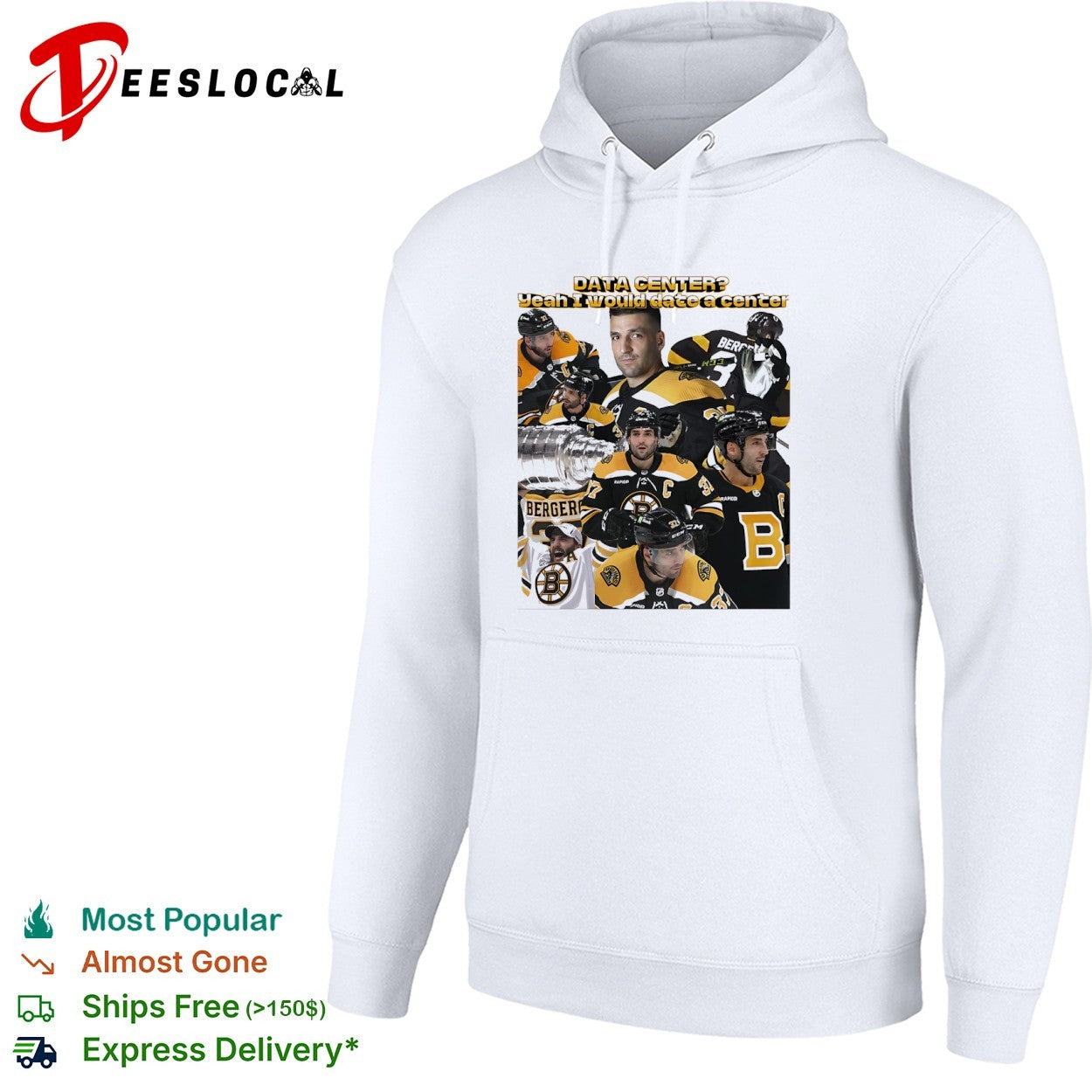 Patrice Bergeron Boston Bruins NHL Data Center Yeah I would date a center shirt
