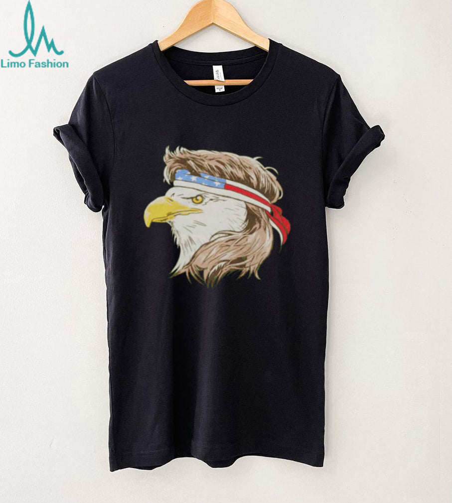 Patriotic Bald Eagle with American Flag Headband shirt