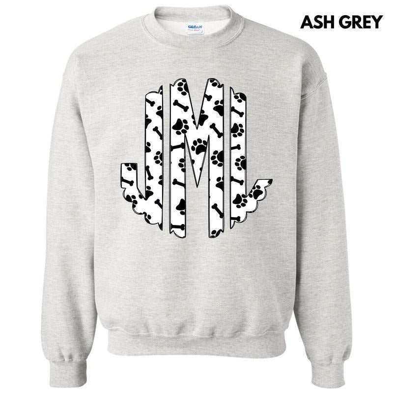 Paws & Bones Monogram Sweatshirt 'NLB' T-Shirts, Hoodie | PodTeesHub.com