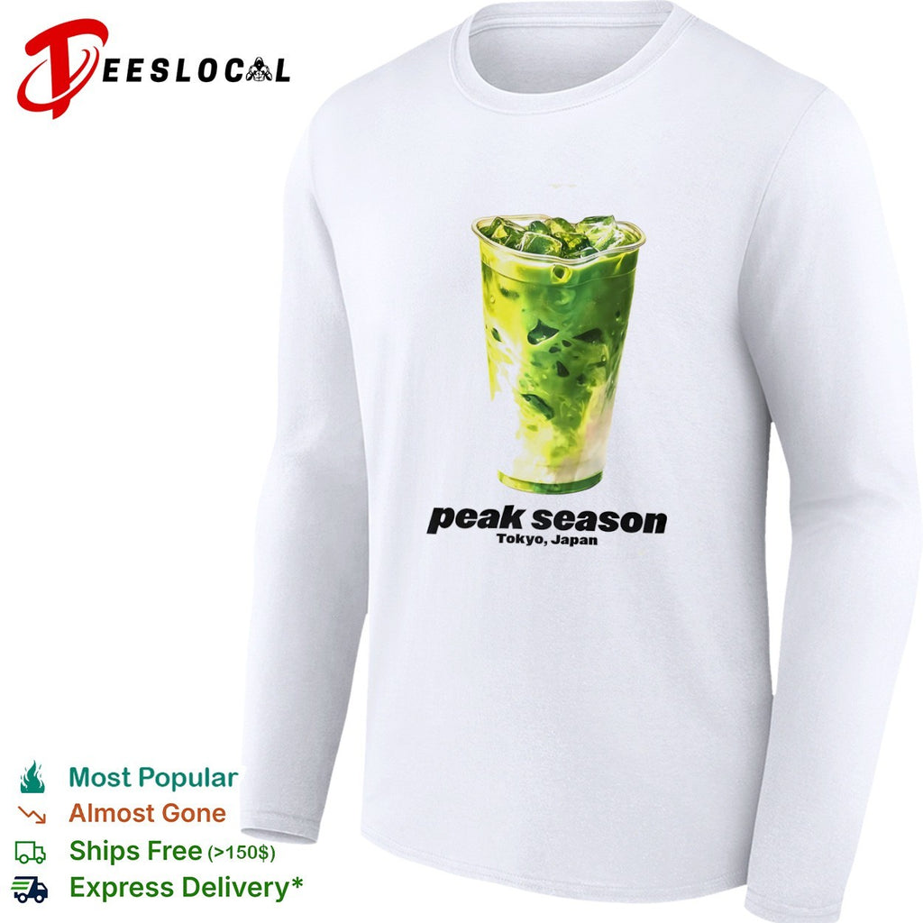 Peak Season Tokyo Japan Matcha Iced Tea Drink Refreshing Summer shirt