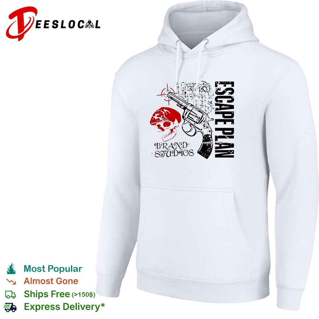 Peaky Blinders Escape Plan Brand Studios revolver skull shirt