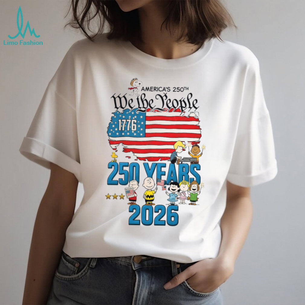 Peanuts Gang America 250th Anniversary We The People Shirt