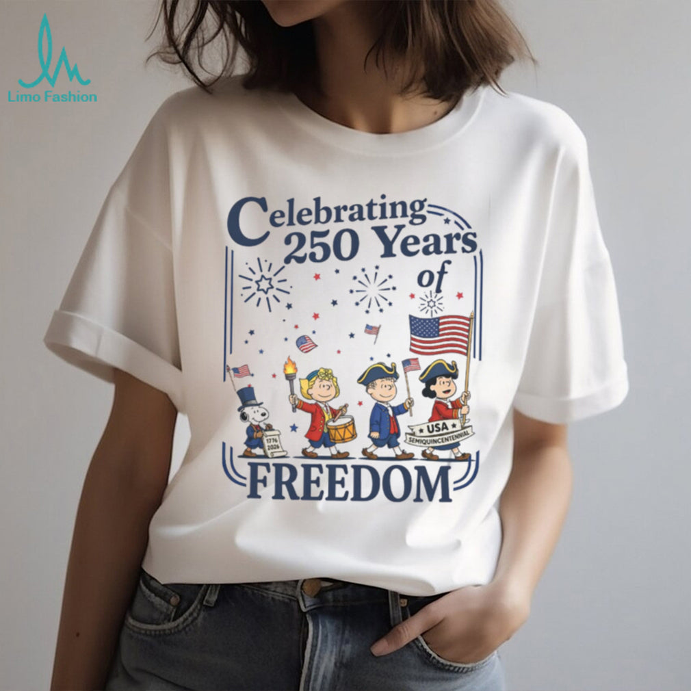 Peanuts Gang Celebrating 250 Years of Freedom USA Shirt