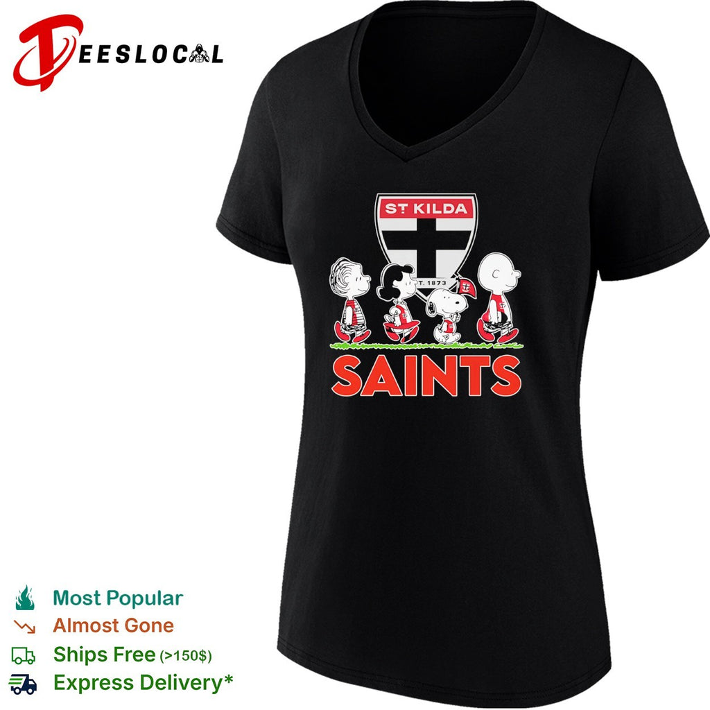 Peanuts St Kilda Saints Afl Logo And Characters shirt