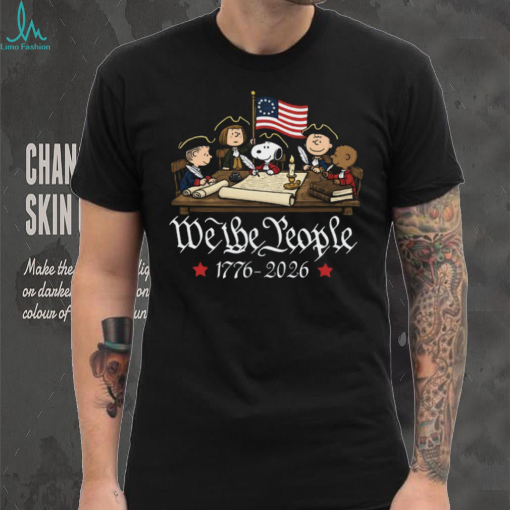 Peanuts We The People 1776 To 2026 250th Anniversary Shirt