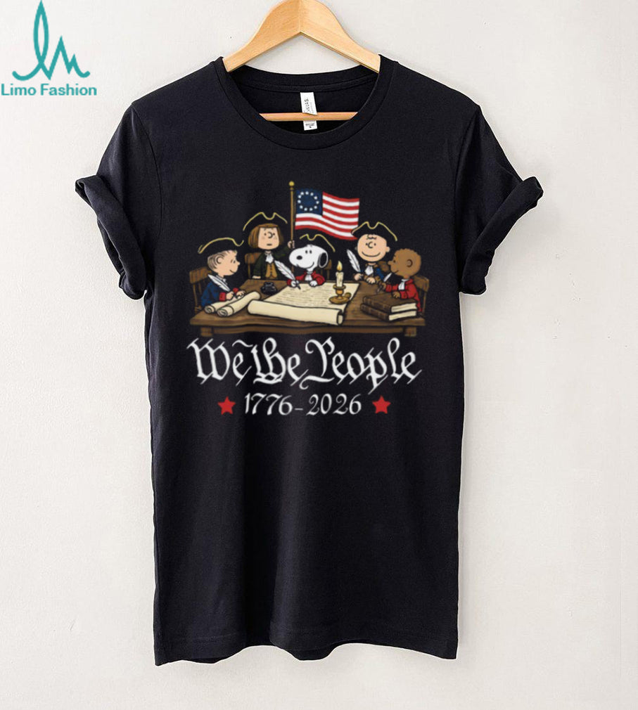 Peanuts We The People 1776 To 2026 250th Anniversary Shirt