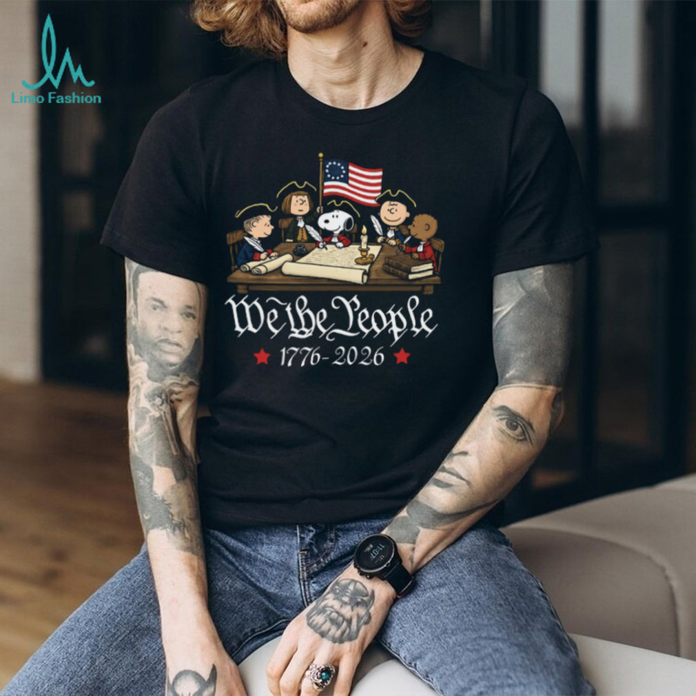 Peanuts We The People 1776 To 2026 250th Anniversary Shirt