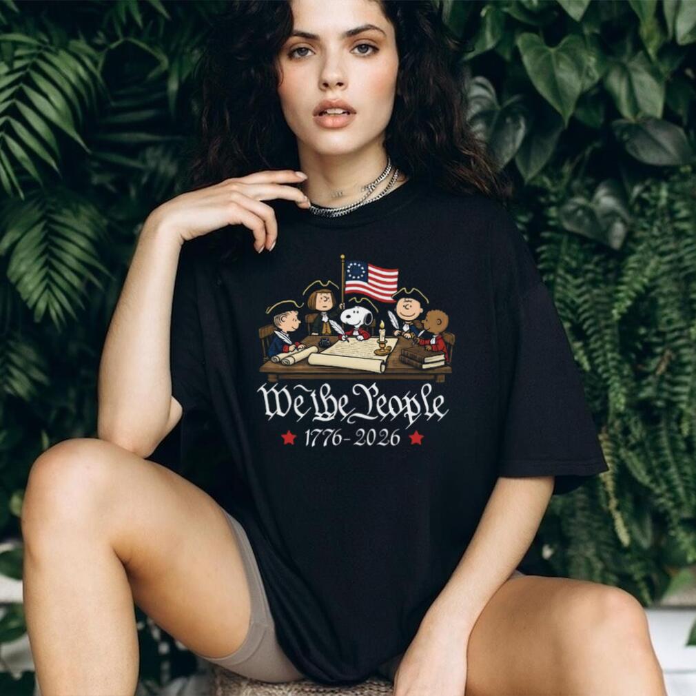 Peanuts We The People 1776 To 2026 250th Anniversary Shirt