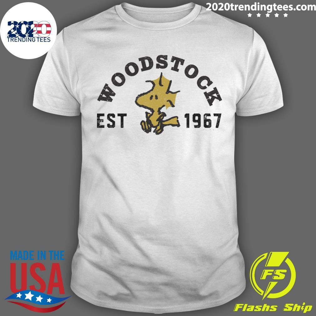 Peanuts Woodstock Adult EST 1967 Shirt