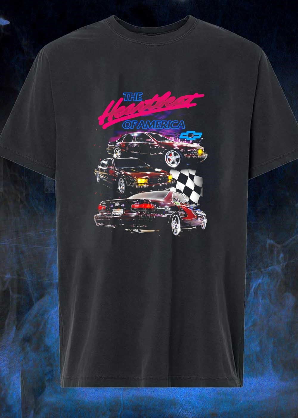 Peep Steez Chevrolet Impala SS The Heartbeat of America shirt