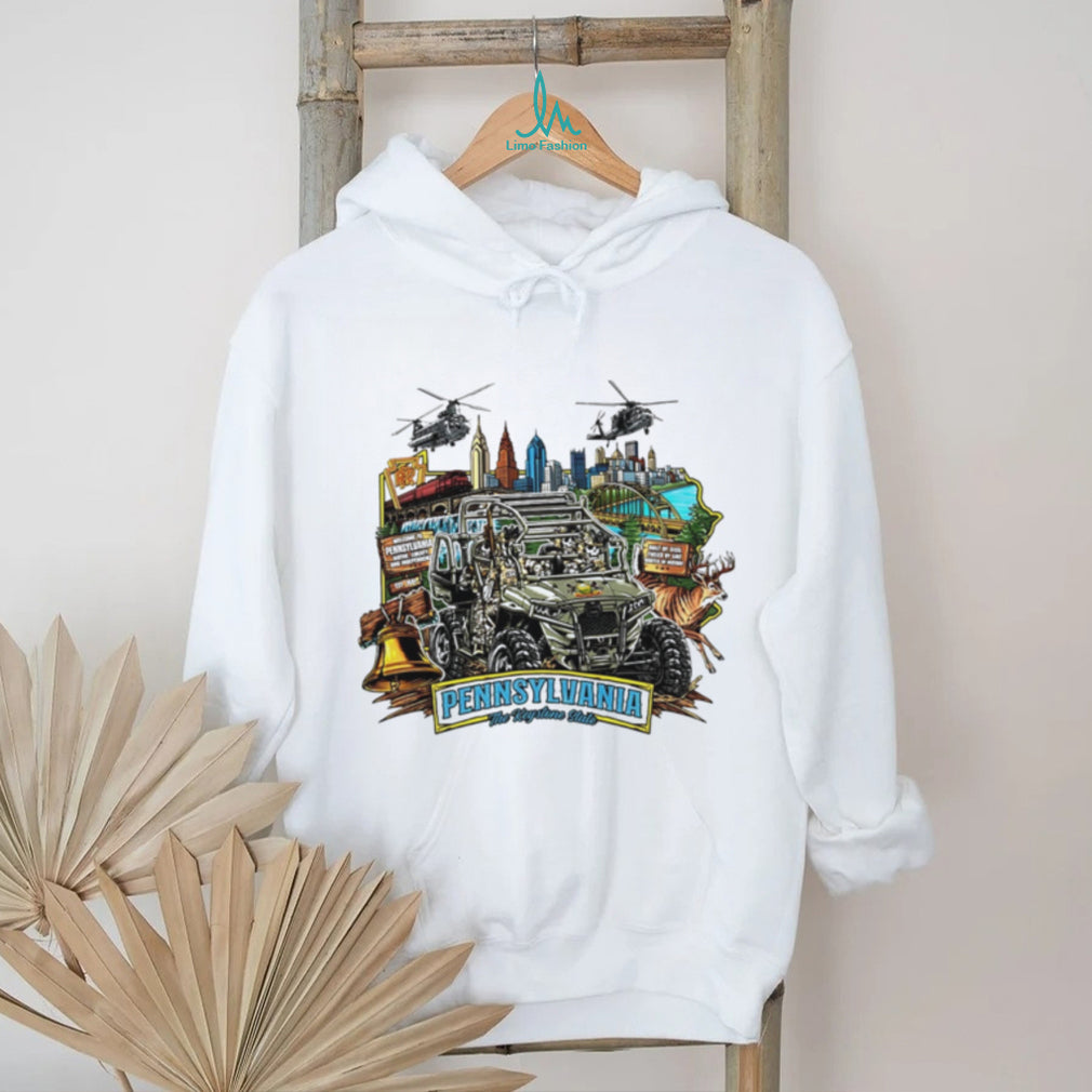 Pennsylvania The Keystone State UTV Adventure T Shirt