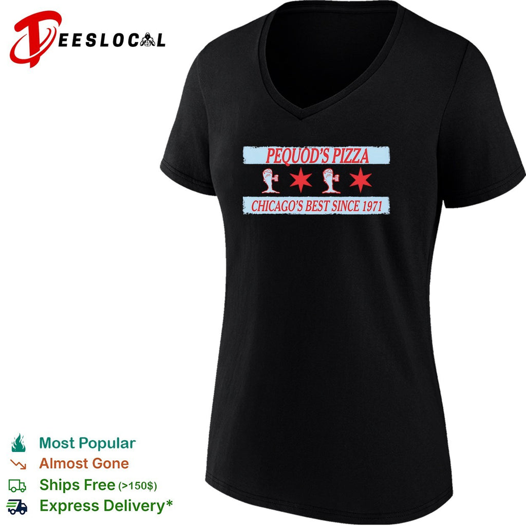 Pequod’s Pizza Chicago’s Best Since 1971 Chicago Flag Shirt