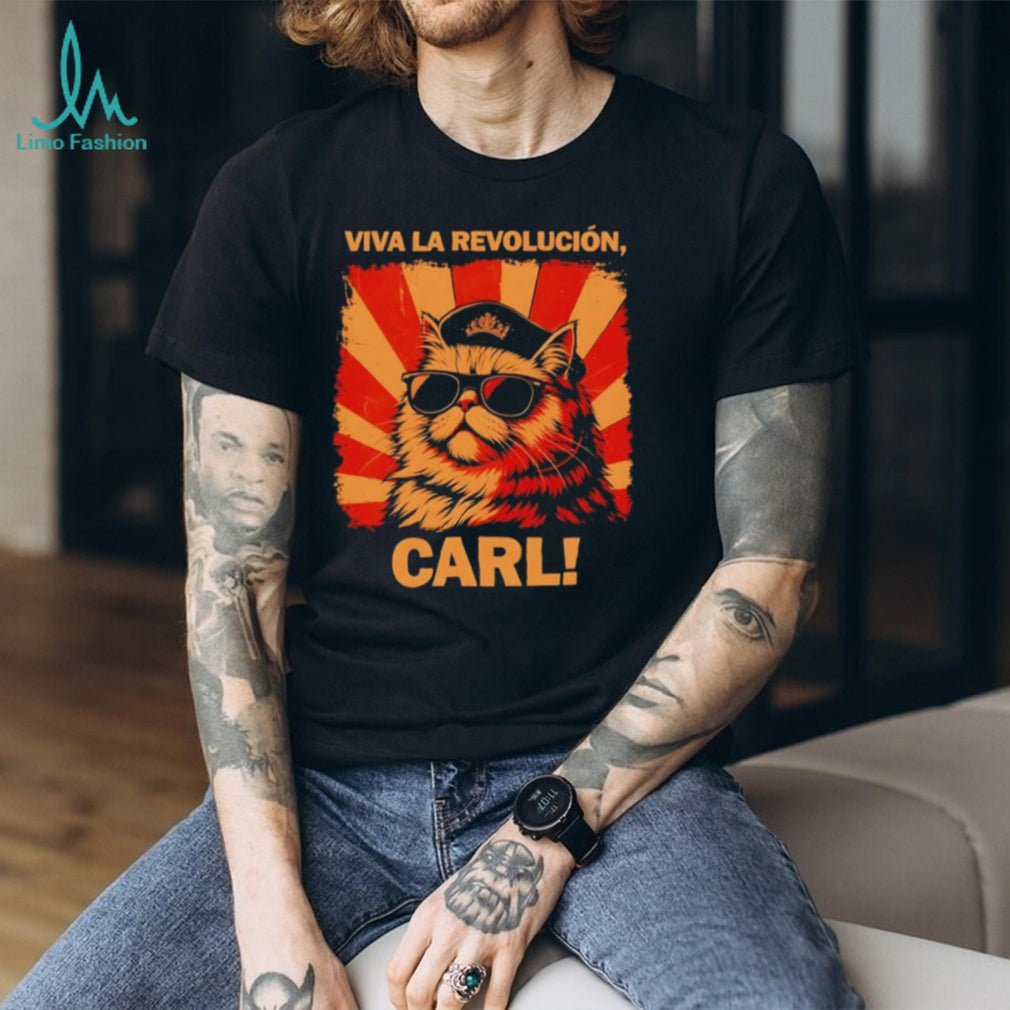 Persian cat king revolutionary Viva la revolucion Carl Dungeon Crawler Carl shirt