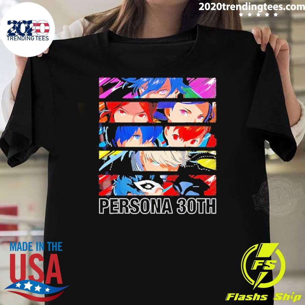 Persona 30th Hero Line Up Anime Shirt
