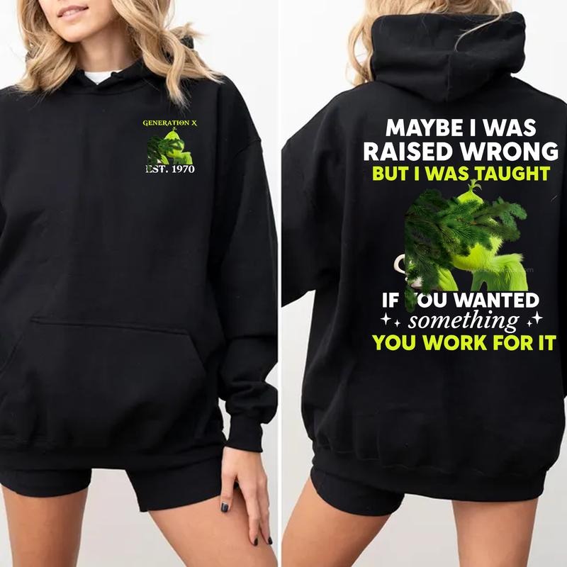 Personalized 50 Years Old Generation X Hoodie, Gen X Walk Away Hoodie, Generation X Hoodie, Full Colors, Full Sizes, For...