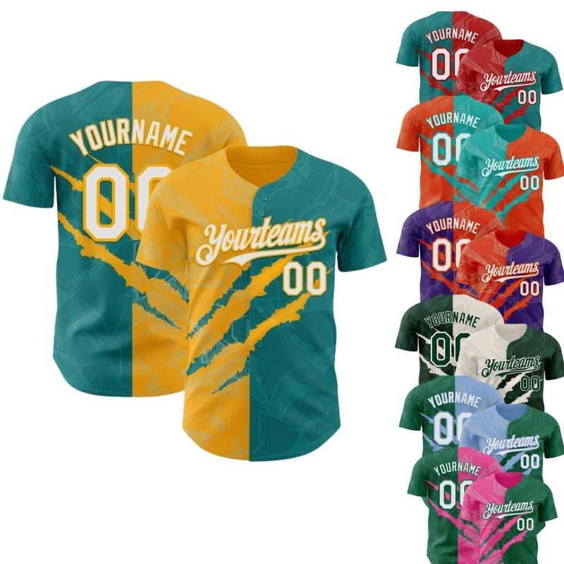 Personalized Team Name And Number Baseball Jersey, Custom Baseball Jersey Shirt, Baseball Jersey Uniform For Baseball...