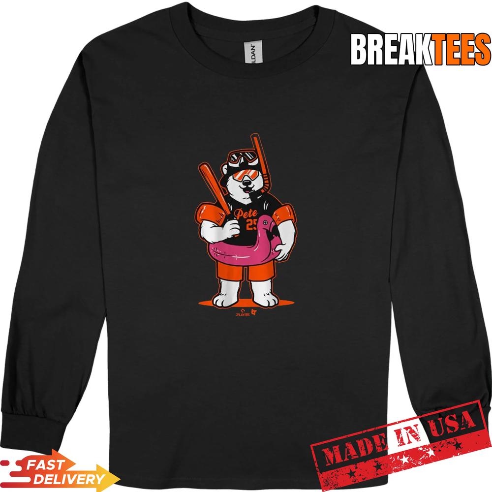 Pete Alonso Polar Splash New York Baseball T-Shirt