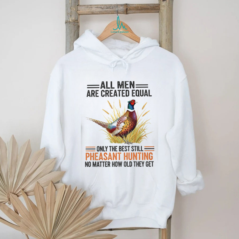 Pheasant Hunting Men Birthday Gift Vintage Bird Hunter Wildlife Country Field Shirt