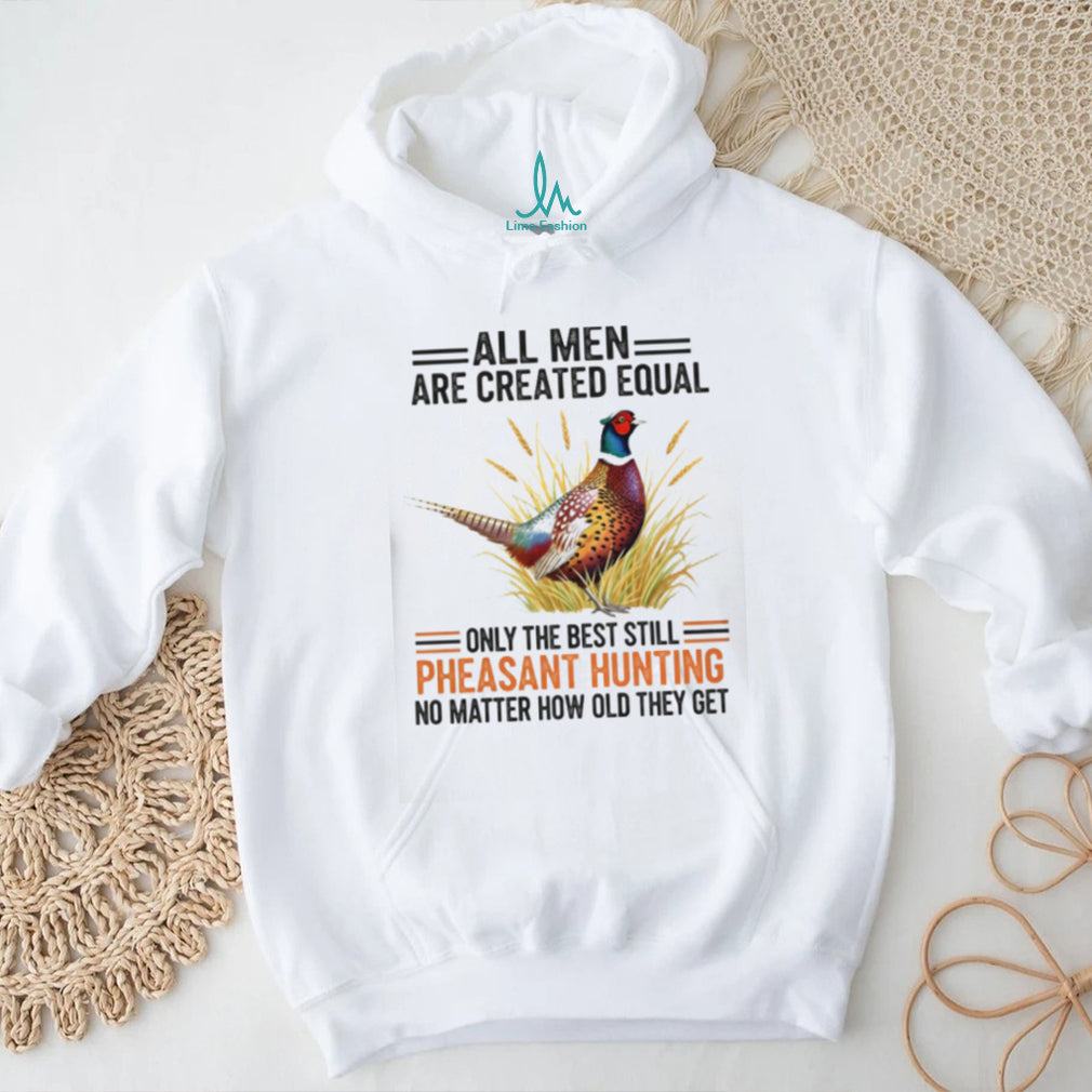 Pheasant Hunting Men Birthday Gift Vintage Bird Hunter Wildlife Country Field Shirt