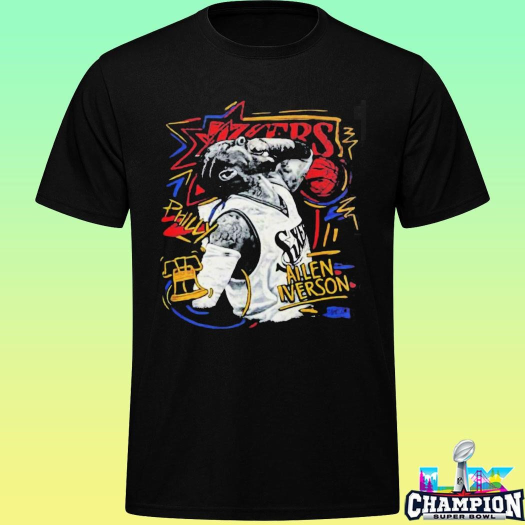 Philadelphia 76ers Vj Edgecombe X Allen Iverson Shirt