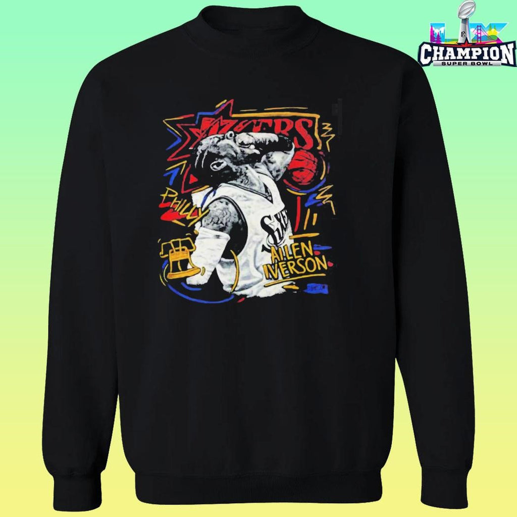 Philadelphia 76ers Vj Edgecombe X Allen Iverson Shirt