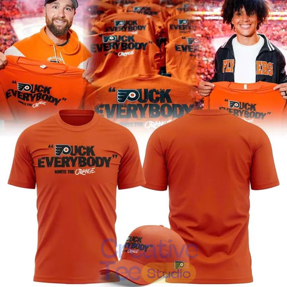 Philadelphia Flyers 2026 Playoffs “Puck Everybody” T-Shirt