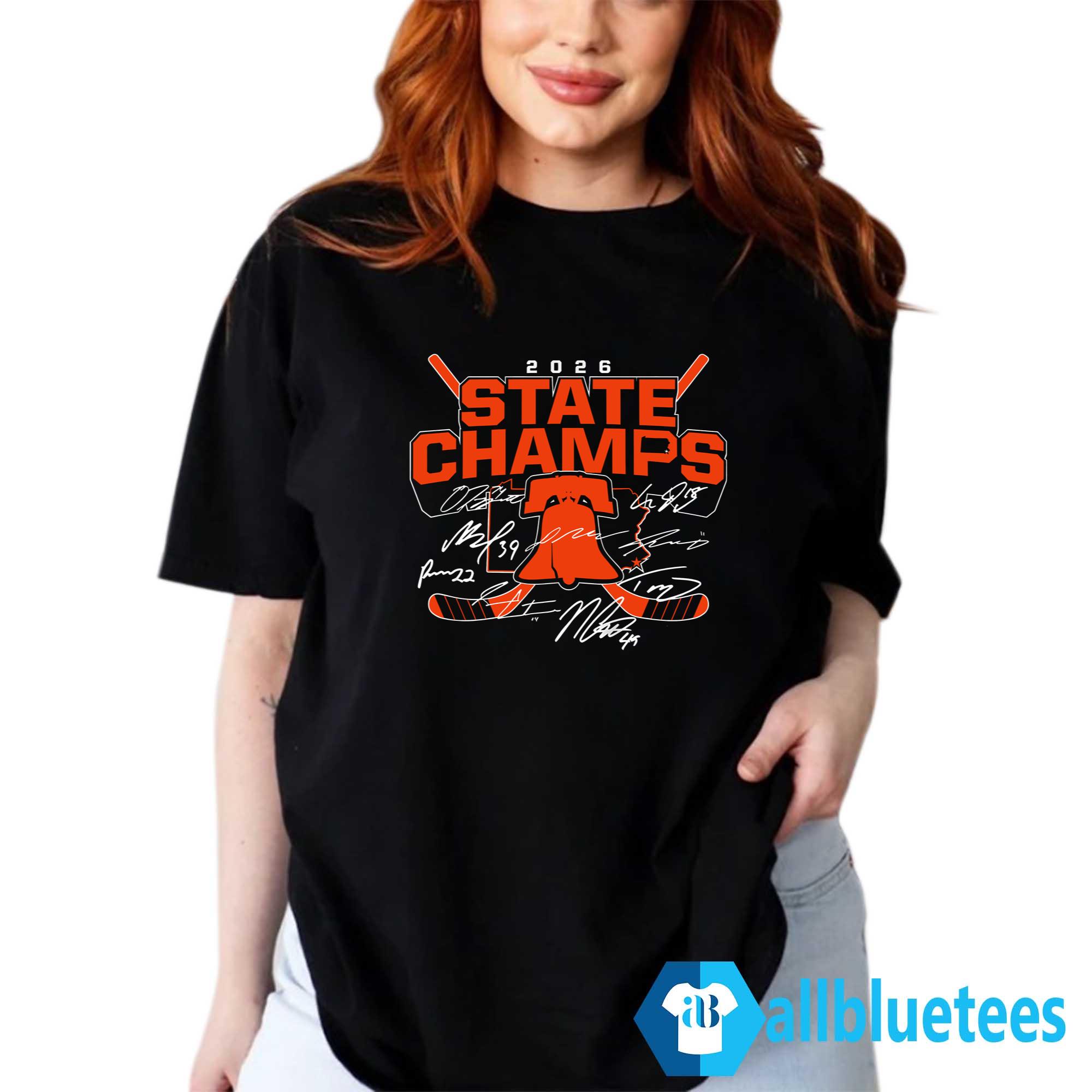 Philadelphia Hockey 2026 State Champs Shirt