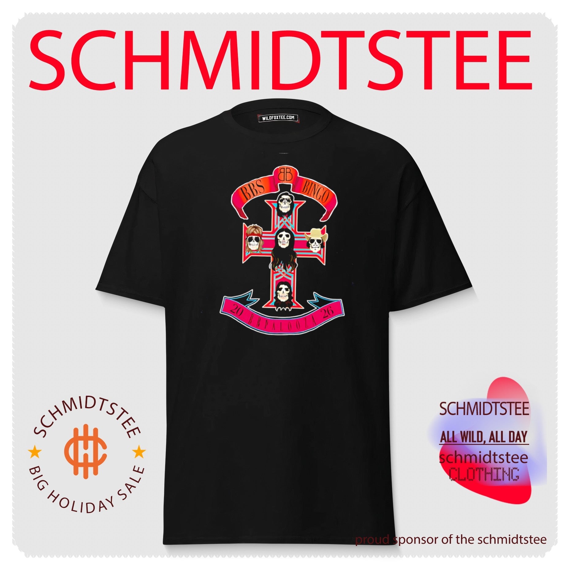 Philadelphia Phillies Guns N Roses BBS Bingo 2026 BBPALOOZA graphic shirt