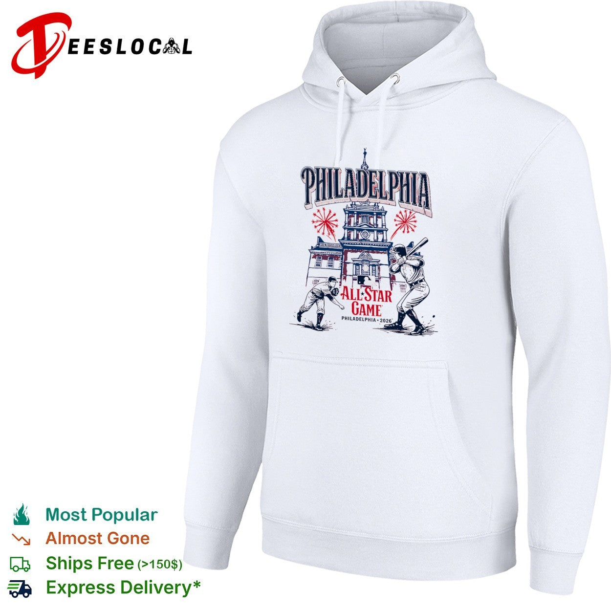 Philadelphia Phillies MLB All Star Game 2026 Independence Hall Baseball Matchup Event shirt