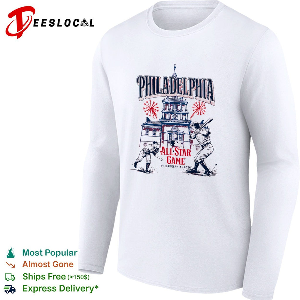 Philadelphia Phillies MLB All Star Game 2026 Independence Hall Baseball Matchup Event shirt