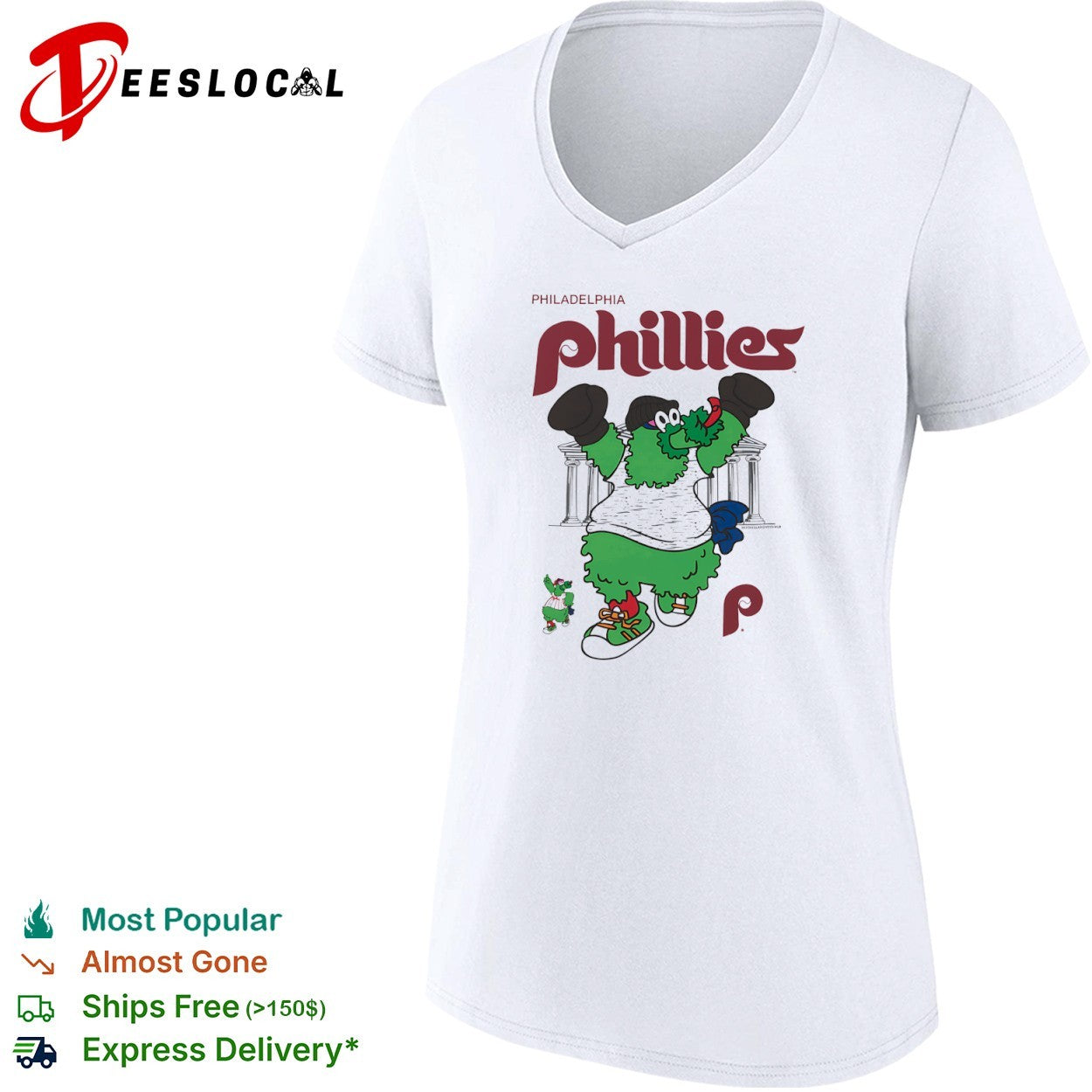 Philadelphia Phillies The Phillie Phanatic Rocky Balboa Philadelphia Museum shirt