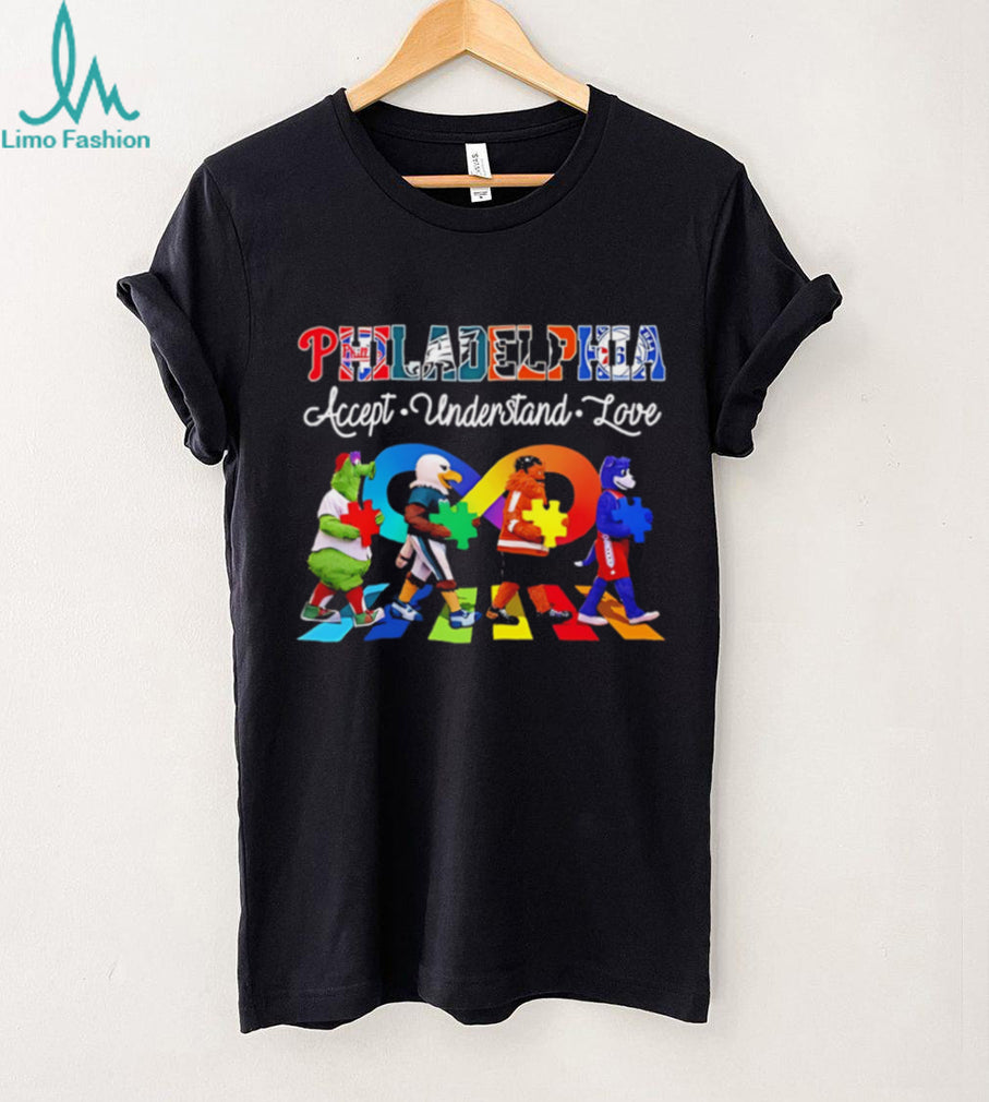 Philadelphia accept understand love mascot shirt
