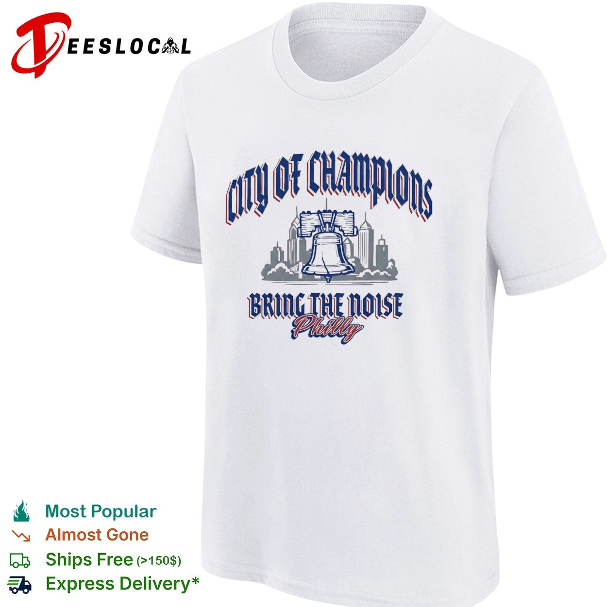Philadelphia city of champions bring the noise Liberty Bell shirt