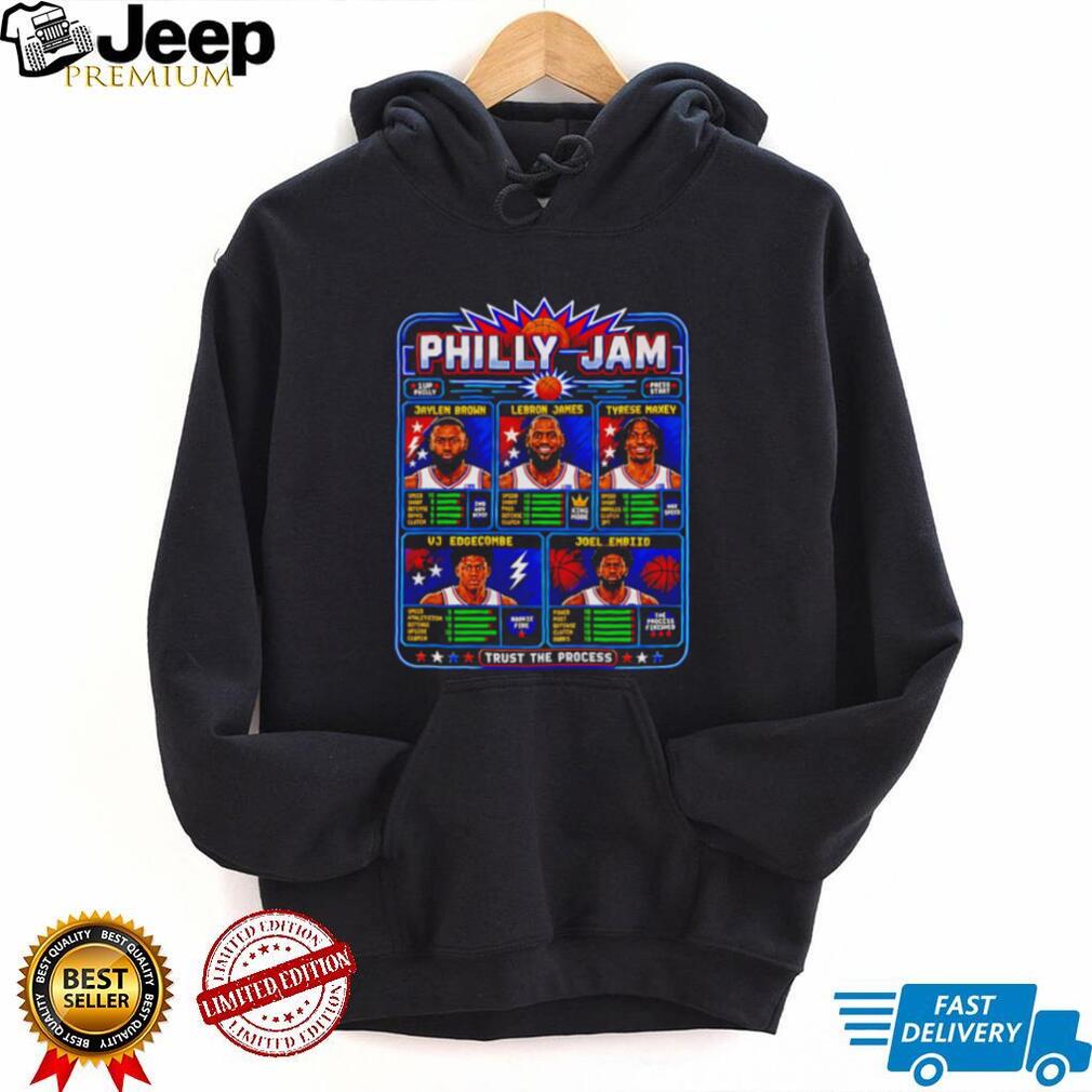 Philly Jam LeBron Jaylen Tyrese Embiid retro basketball shirt