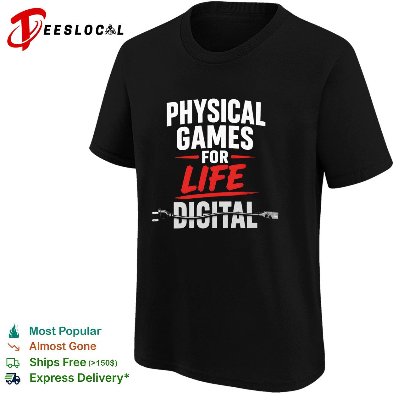 Physical Games for Life Digital Gaming shirt