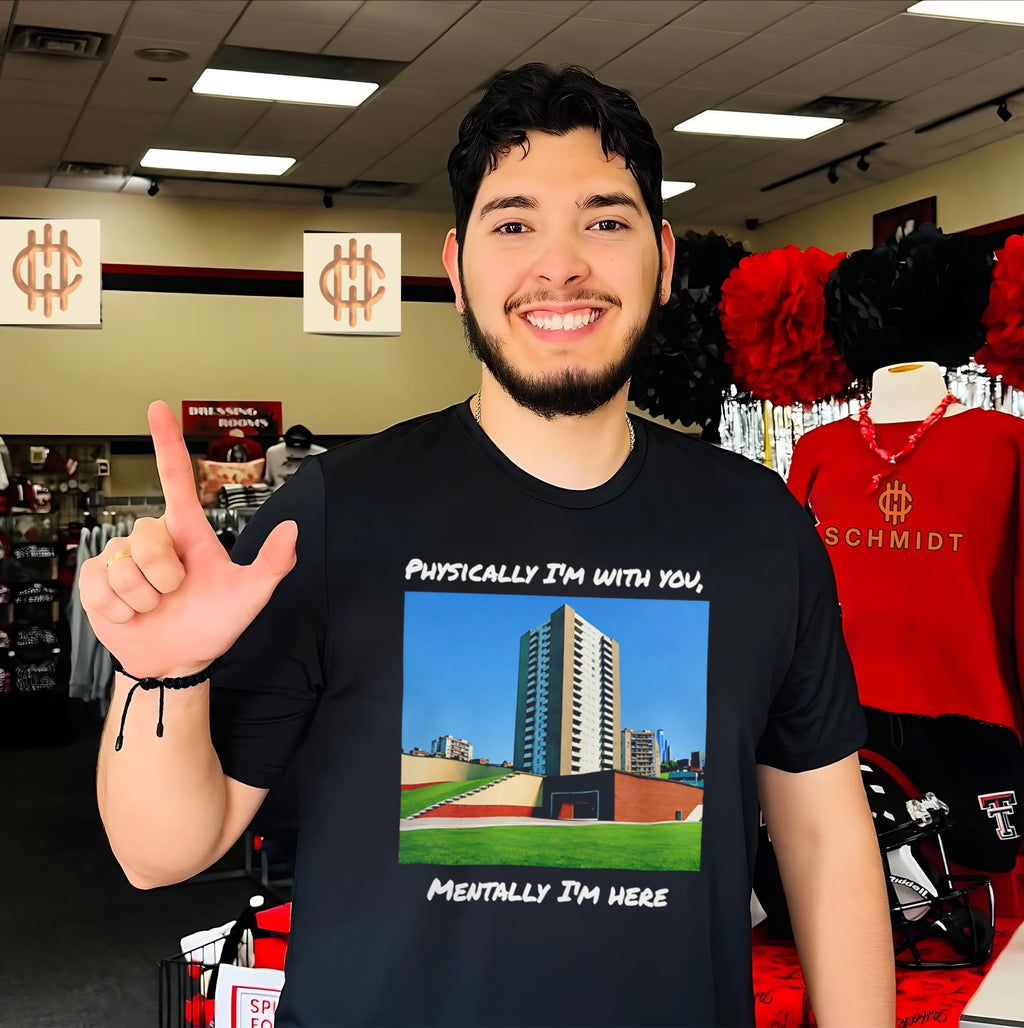 Physically I’m With You Mentally I’m Here Shirt