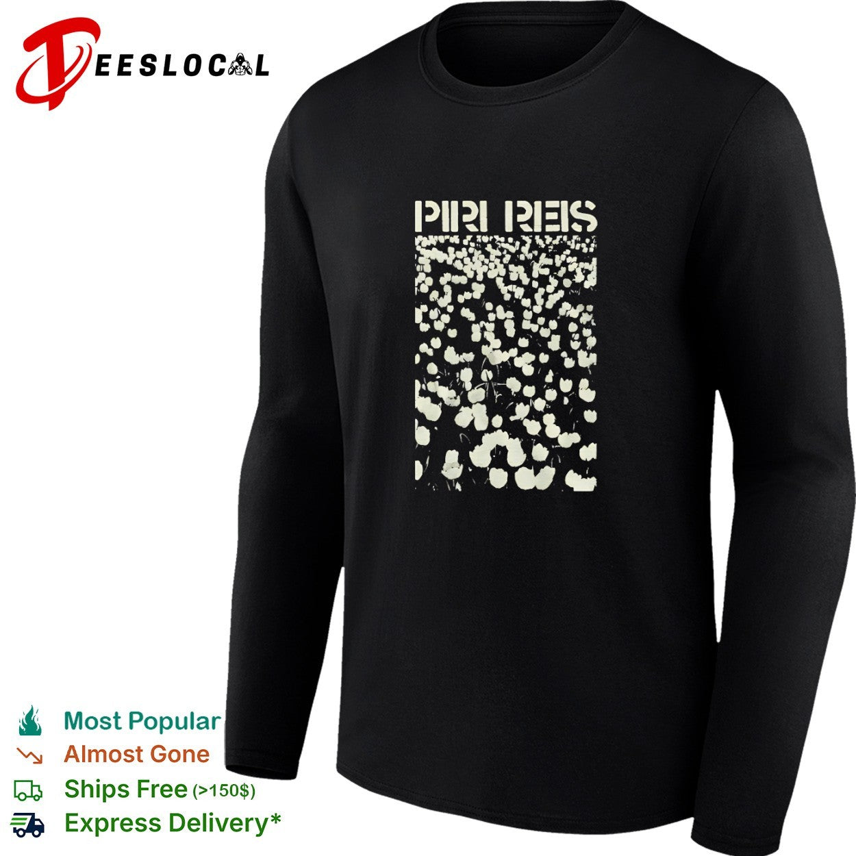 Piri Reis Tulip Flower Field Floral Nature Botanical shirt