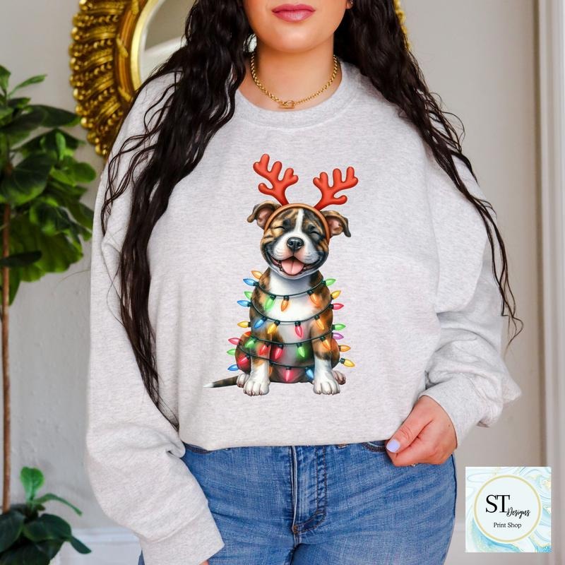 Pitbull Christmas T-Shirts, Hoodie, Sweatshirt | PodTeesHub.com