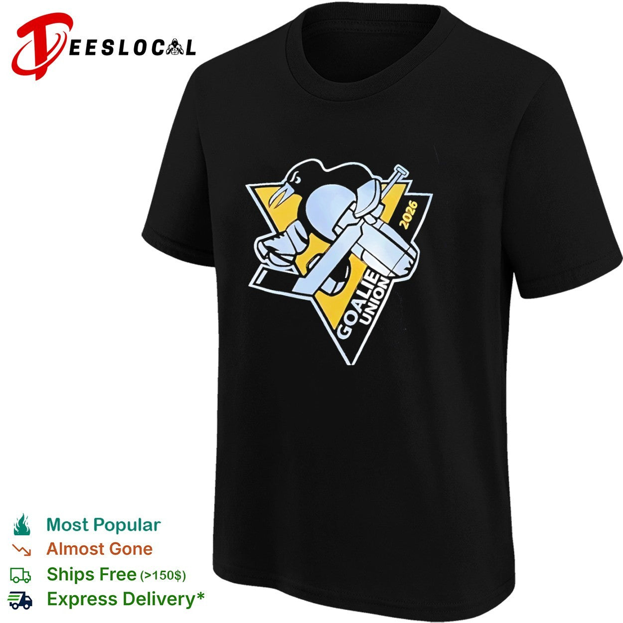 Pittsburgh Penguins Goalie Union 2026 Ice Hockey shirt