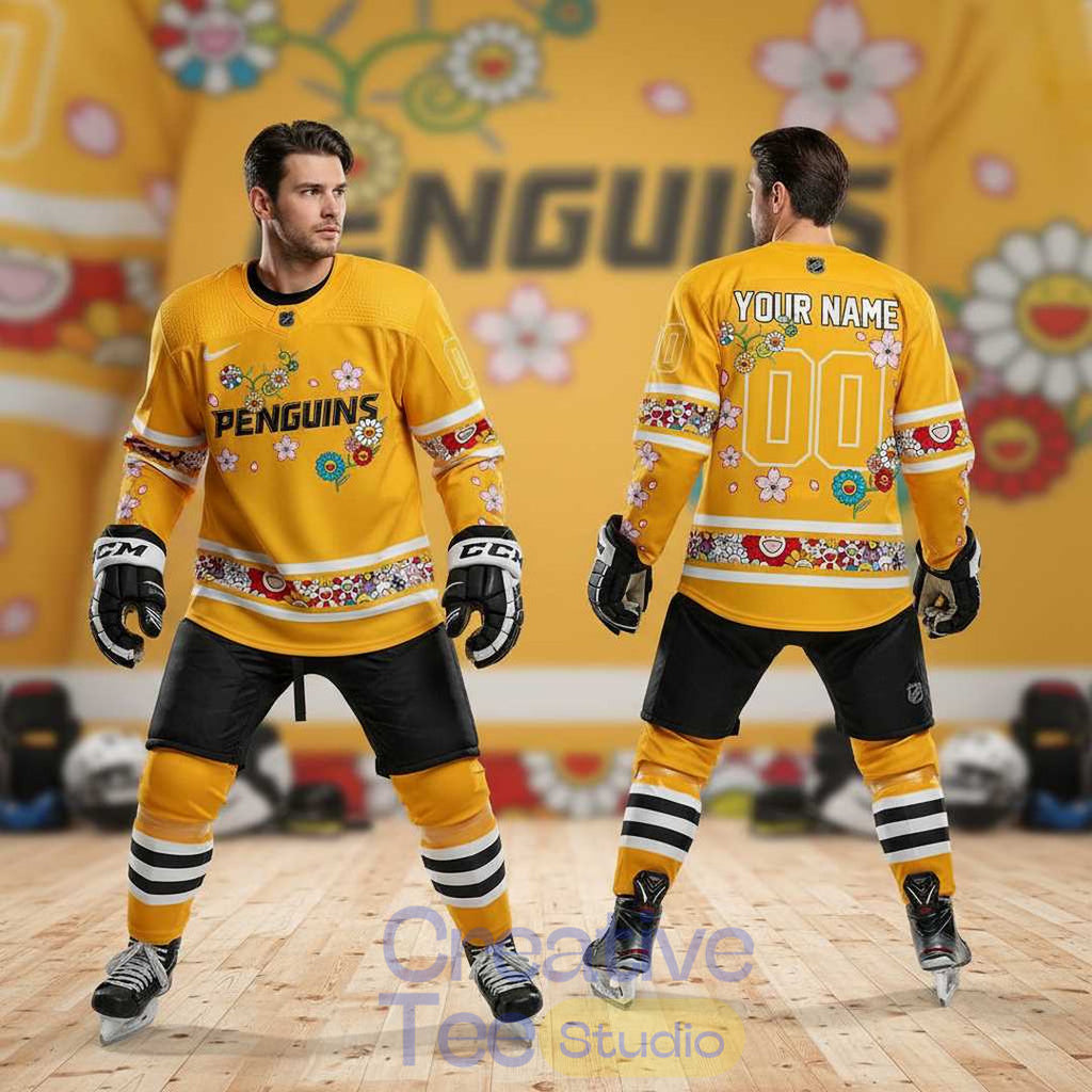 Pittsburgh Penguins x Takashi Murakami Hockey Jersey