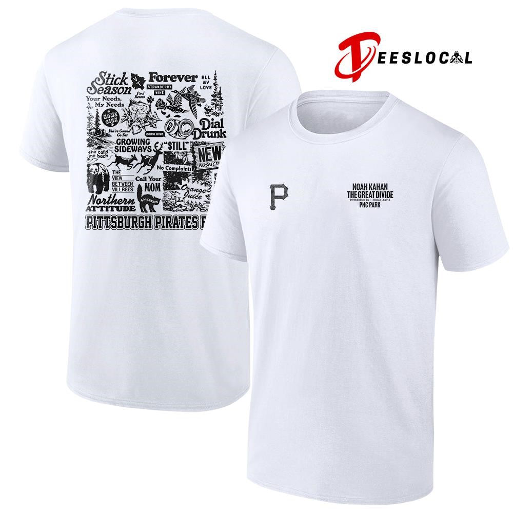 Pittsburgh Pirates x Noah Kahan the great divide graphic shirt