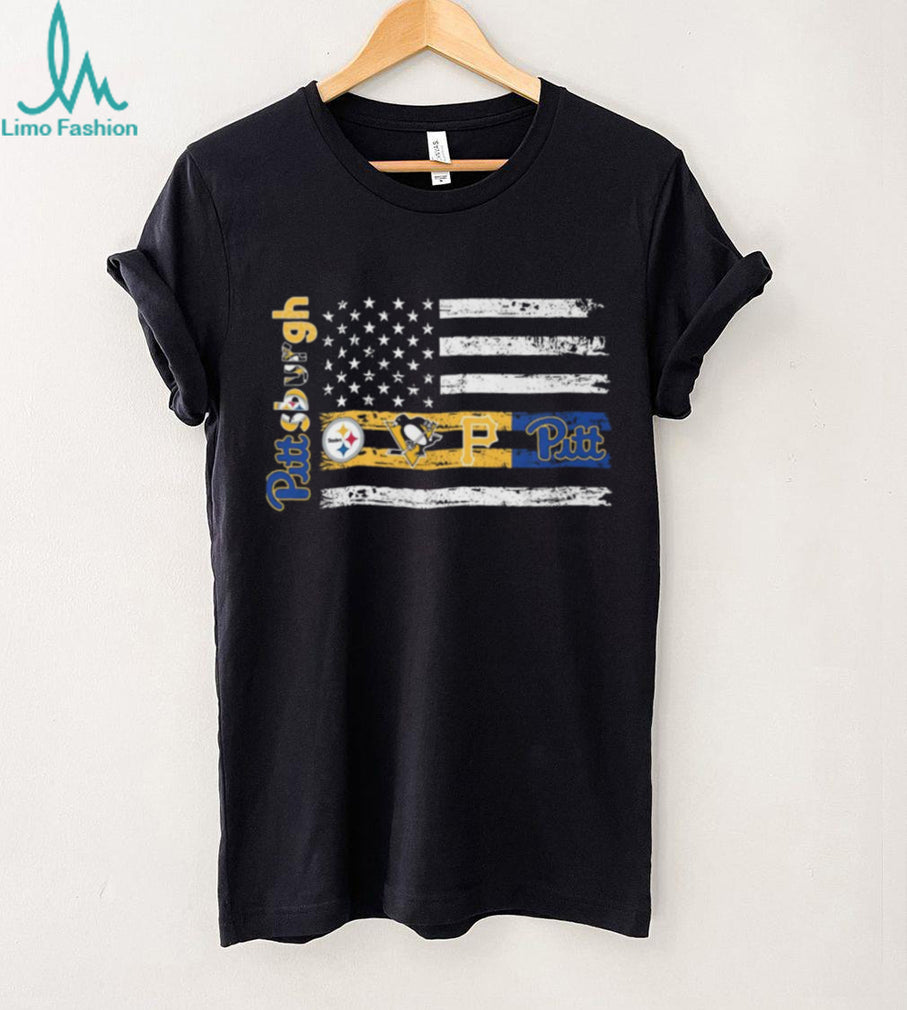 Pittsburgh Teams American Flag City Pride Shirt