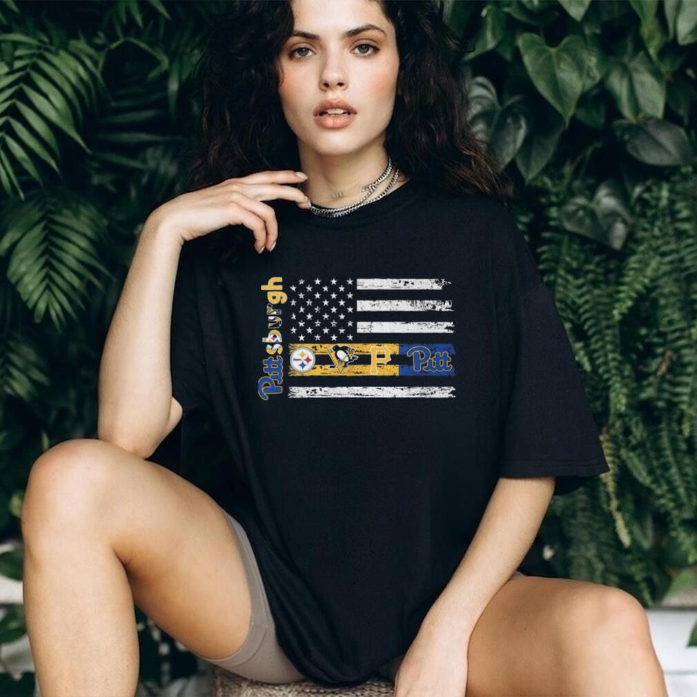Pittsburgh Teams American Flag City Pride Shirt