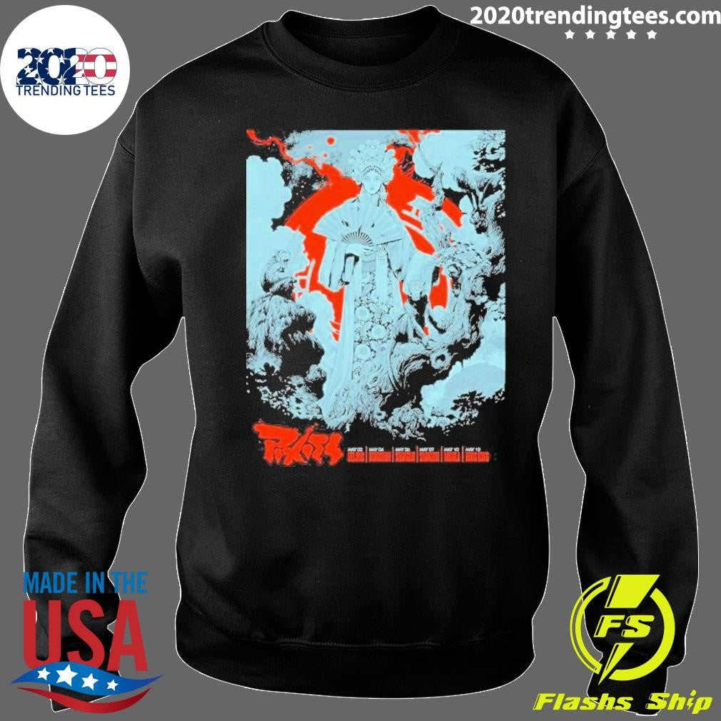 Pixies P40 Asia Tour 2026 Artwork by Ken Taylor Shirt