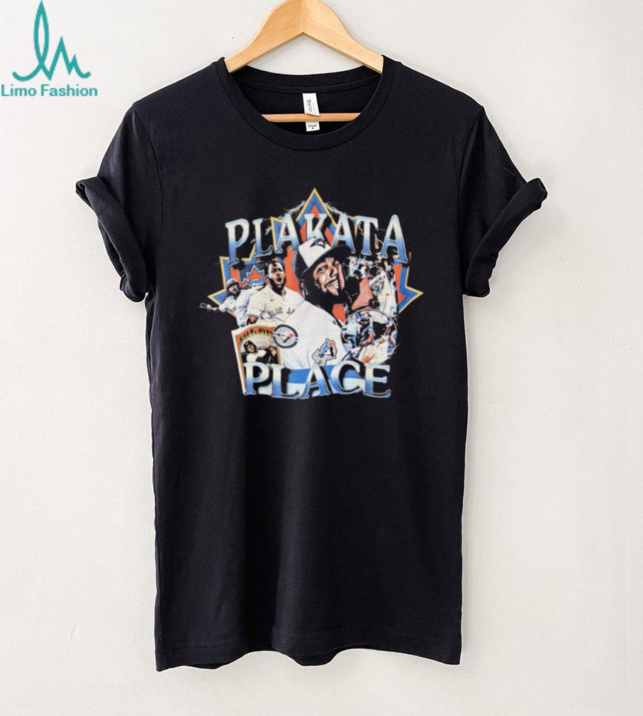 Plakata Place Baseball Player Vintage Style Graphic T Shirt