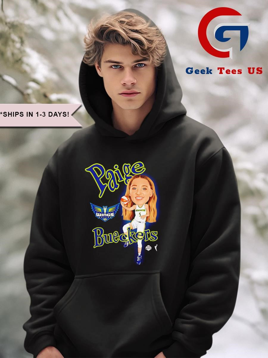 Playa Society Paige Bueckers Dallas Wings sketch shirt